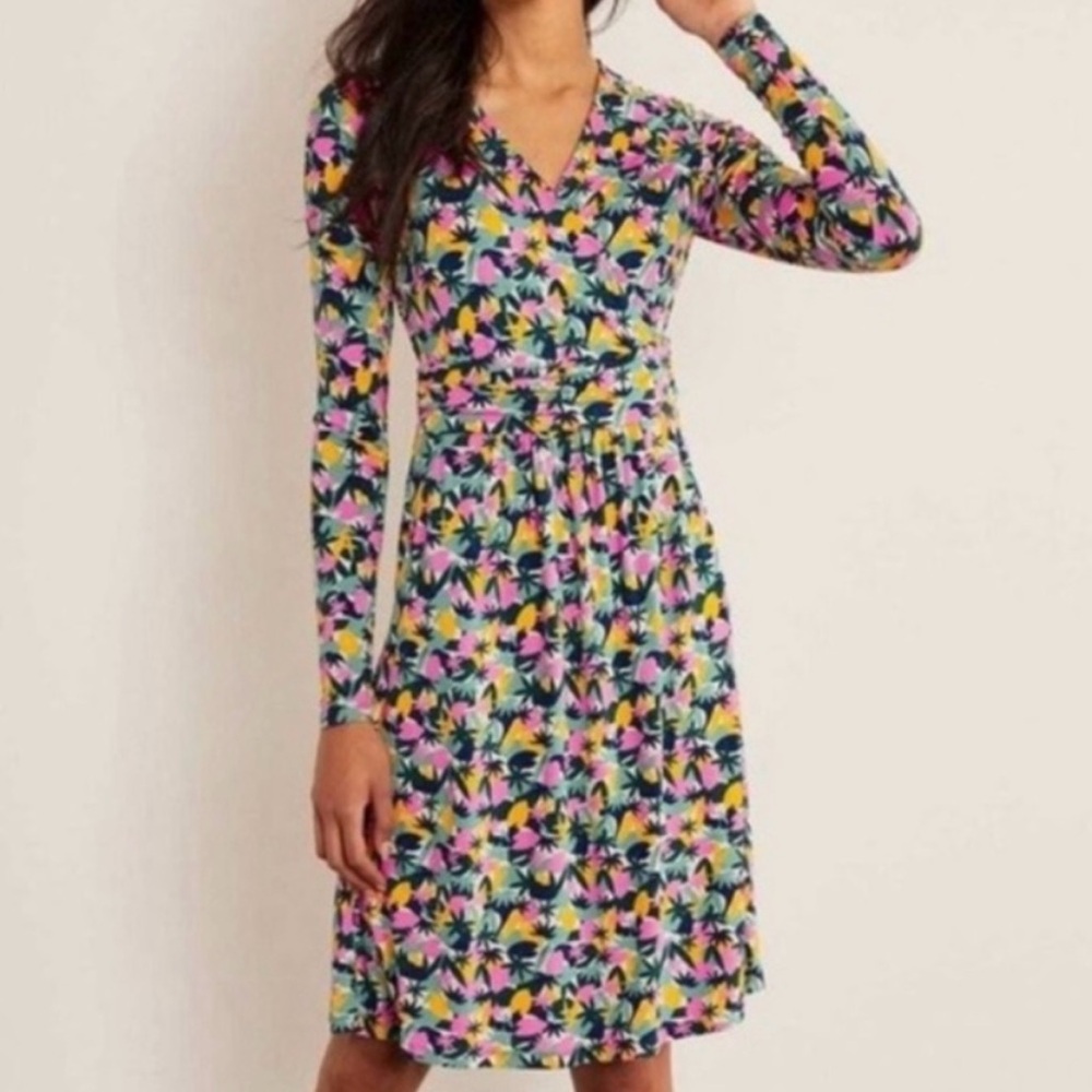 Beautiful Boden Floral Long Sleeve Dress - Picture 5 of 10